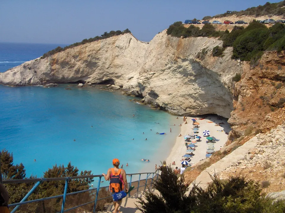 Porto Katsiki (Lefkada), photo by Konstantinos Stampoulis / Wikimedia Commons